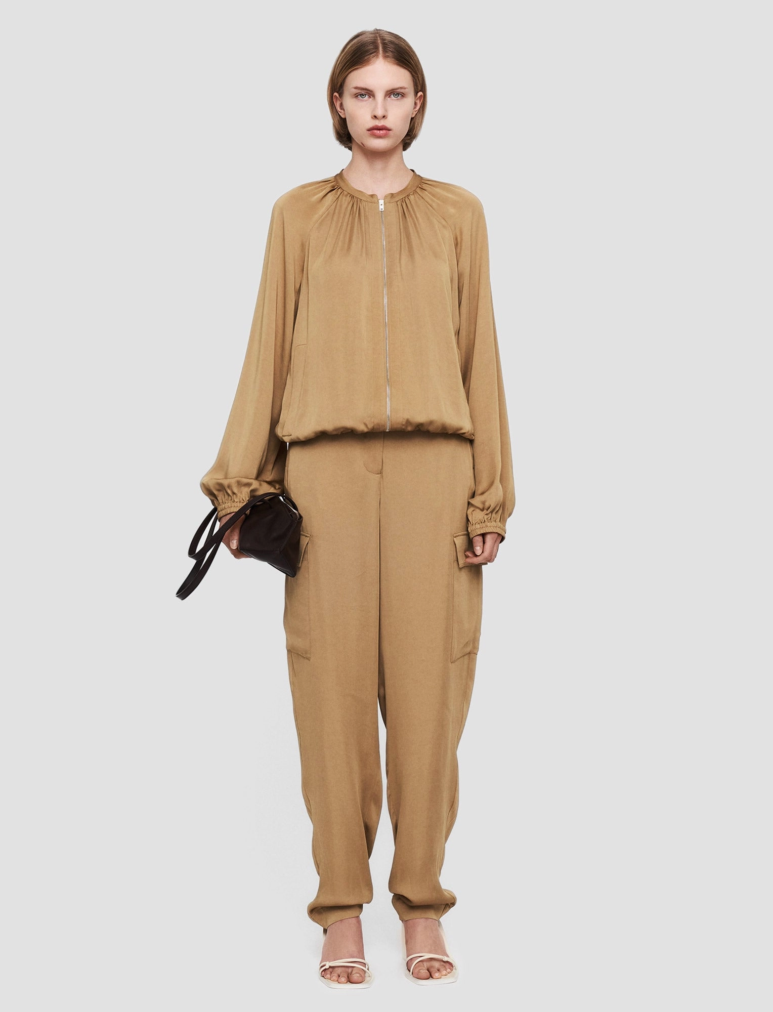 Button Snap Conversion Lightweight Viscose Jeddo Jacket