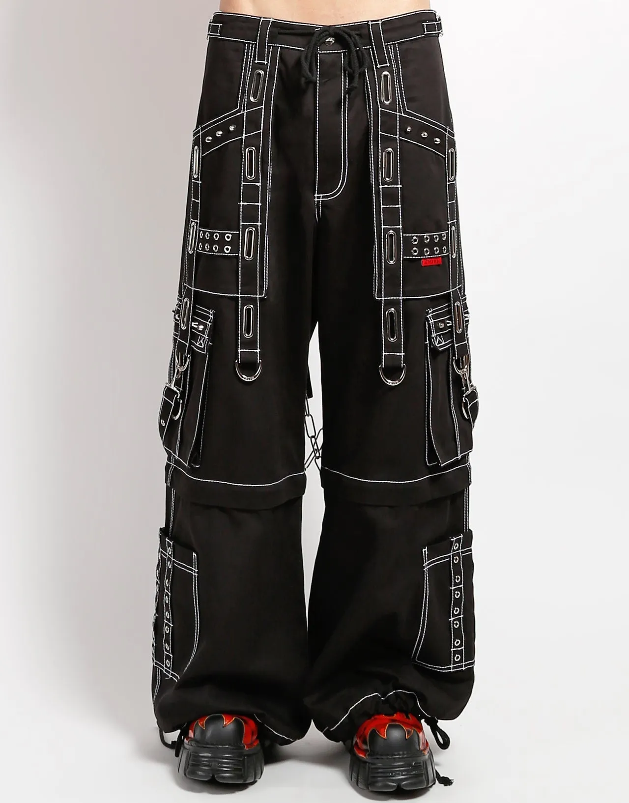 INTERLACE PANT WITH WHITE STITCH Basic Stretch