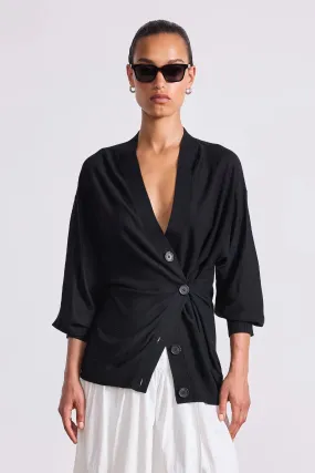 Hypoallergenic Fiber Drippy Tissue Cardigan