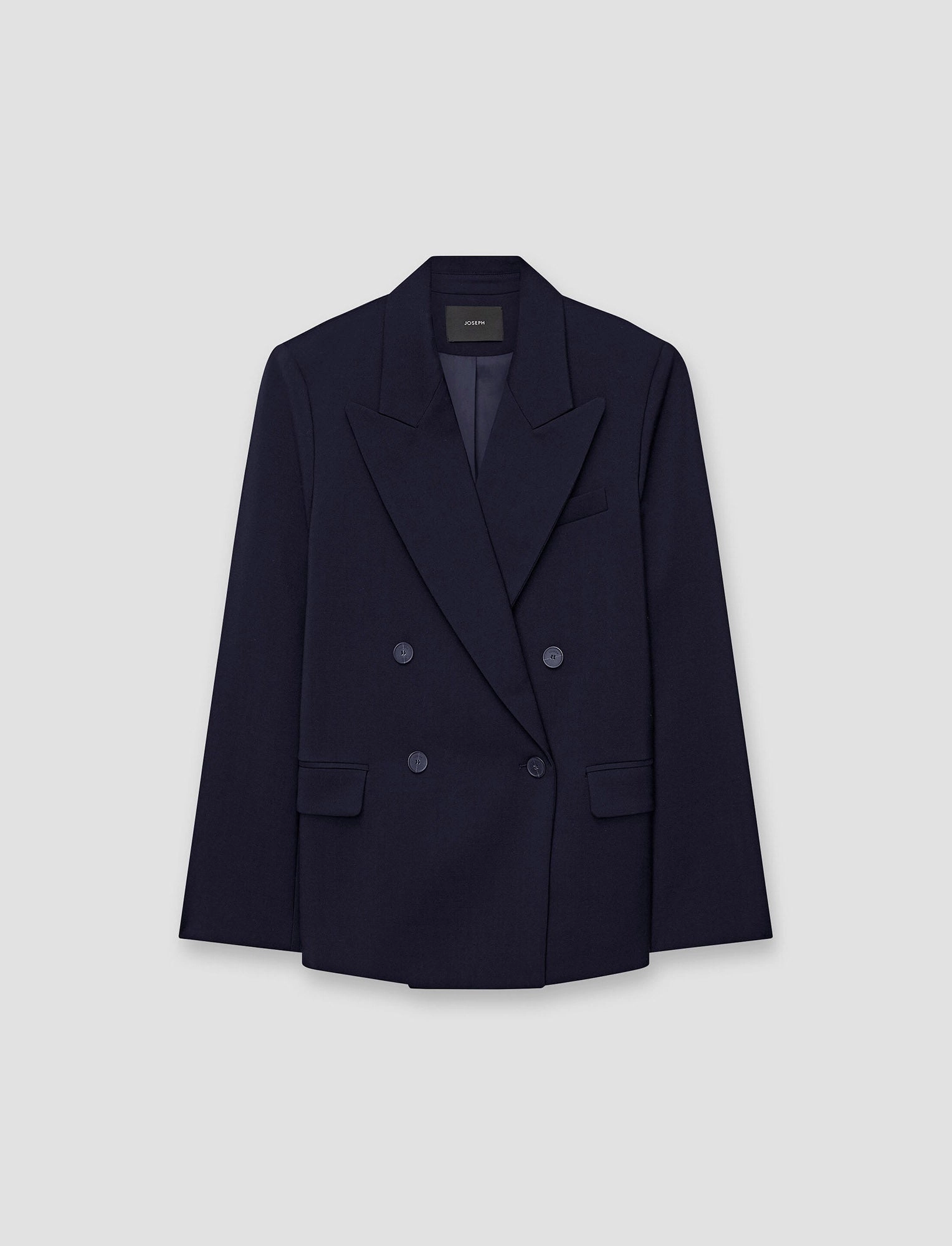 Loop Fastened Hood Jaden Tailoring Wool Stretch Jacket