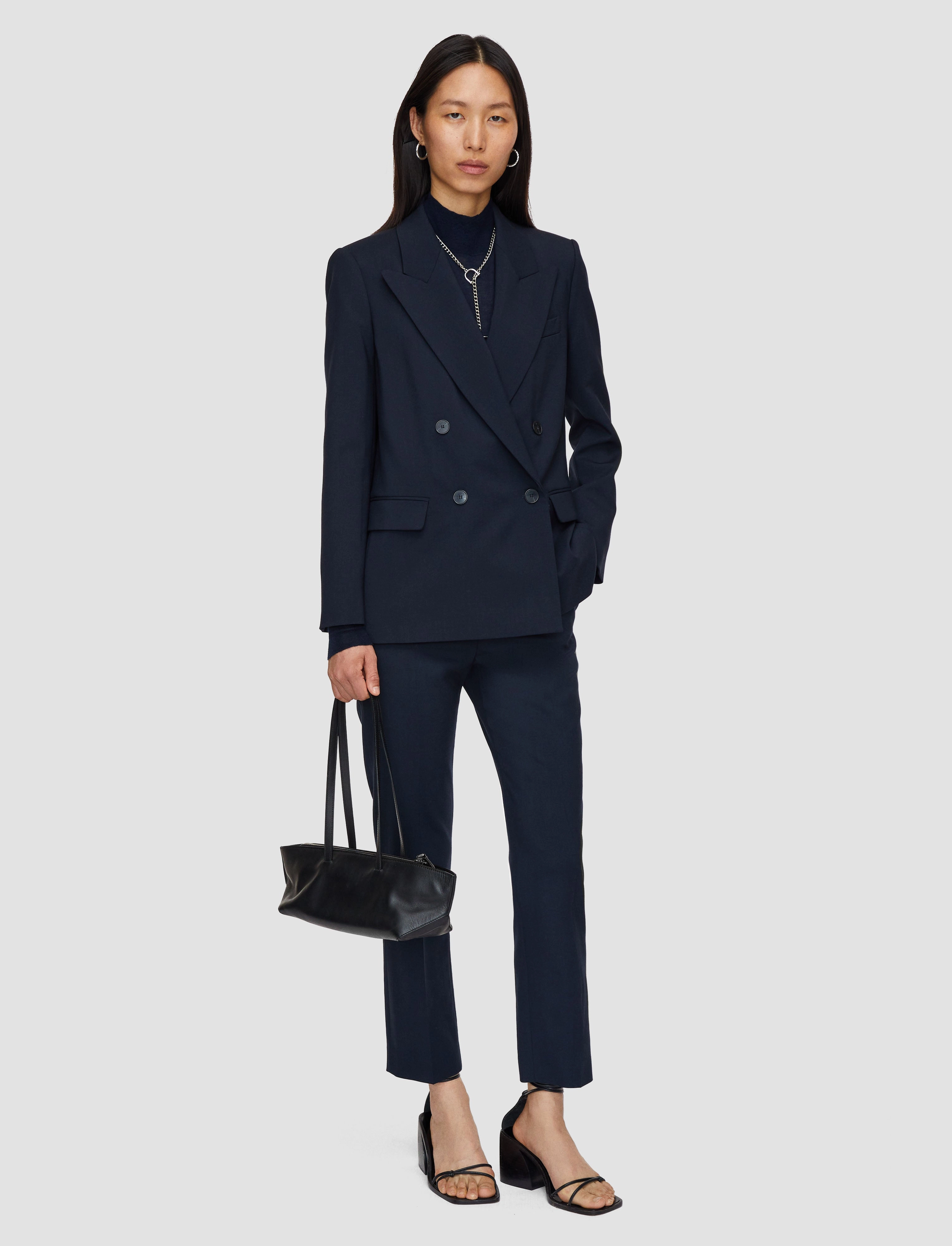 Jaden Tailoring Wool Stretch Jacket Adventure-Ready Wear Magnetic Closure System