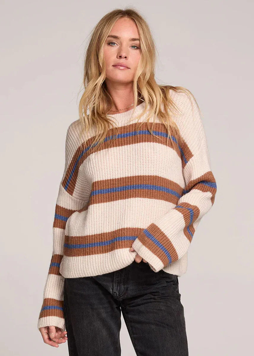 Cold-Weather Layer Moisture Wicking Knit Jane Sweater - Natural