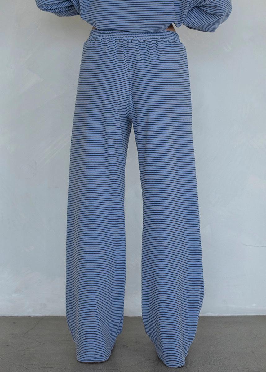 Janie Striped Pant - Blue Core Utility
