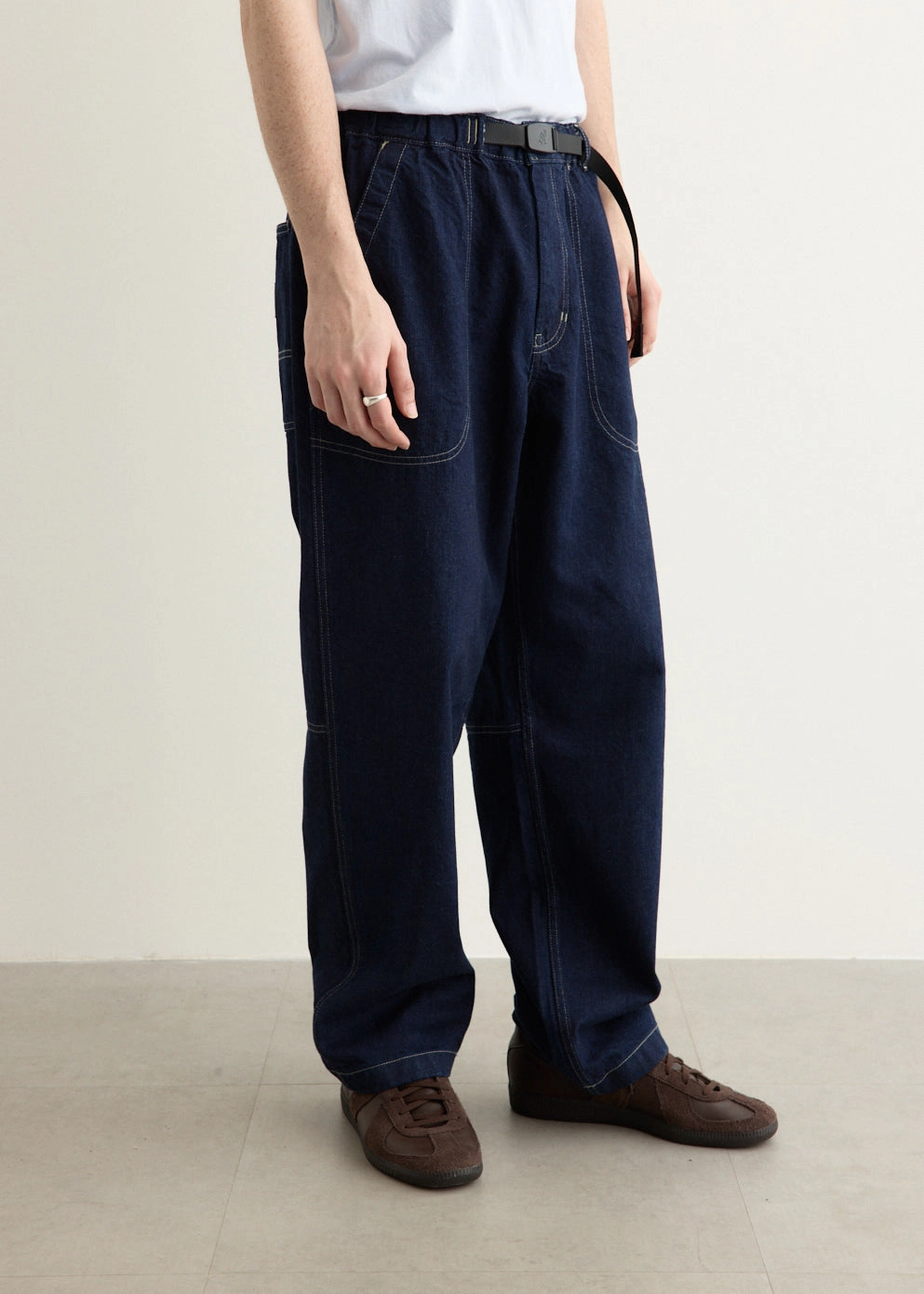 Japanese Slub Denim Pant Classic Item Morning Stroll Outdoor Adventure Date Night