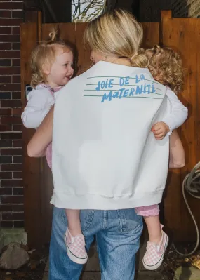 Joie De La Maternite Vintage Crewneck Ribbed cuff