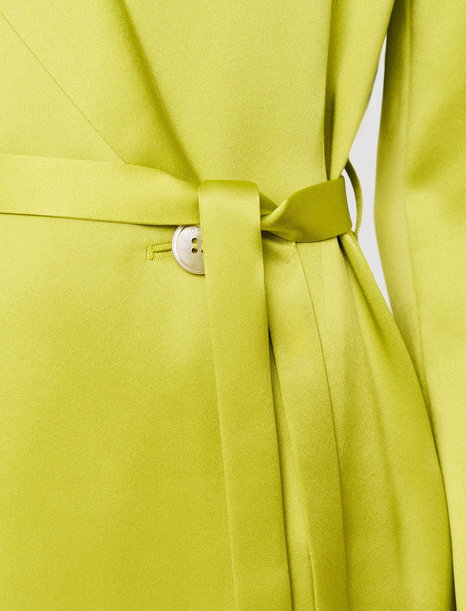 Joubert Silk Satin Jacket Flexible Hem