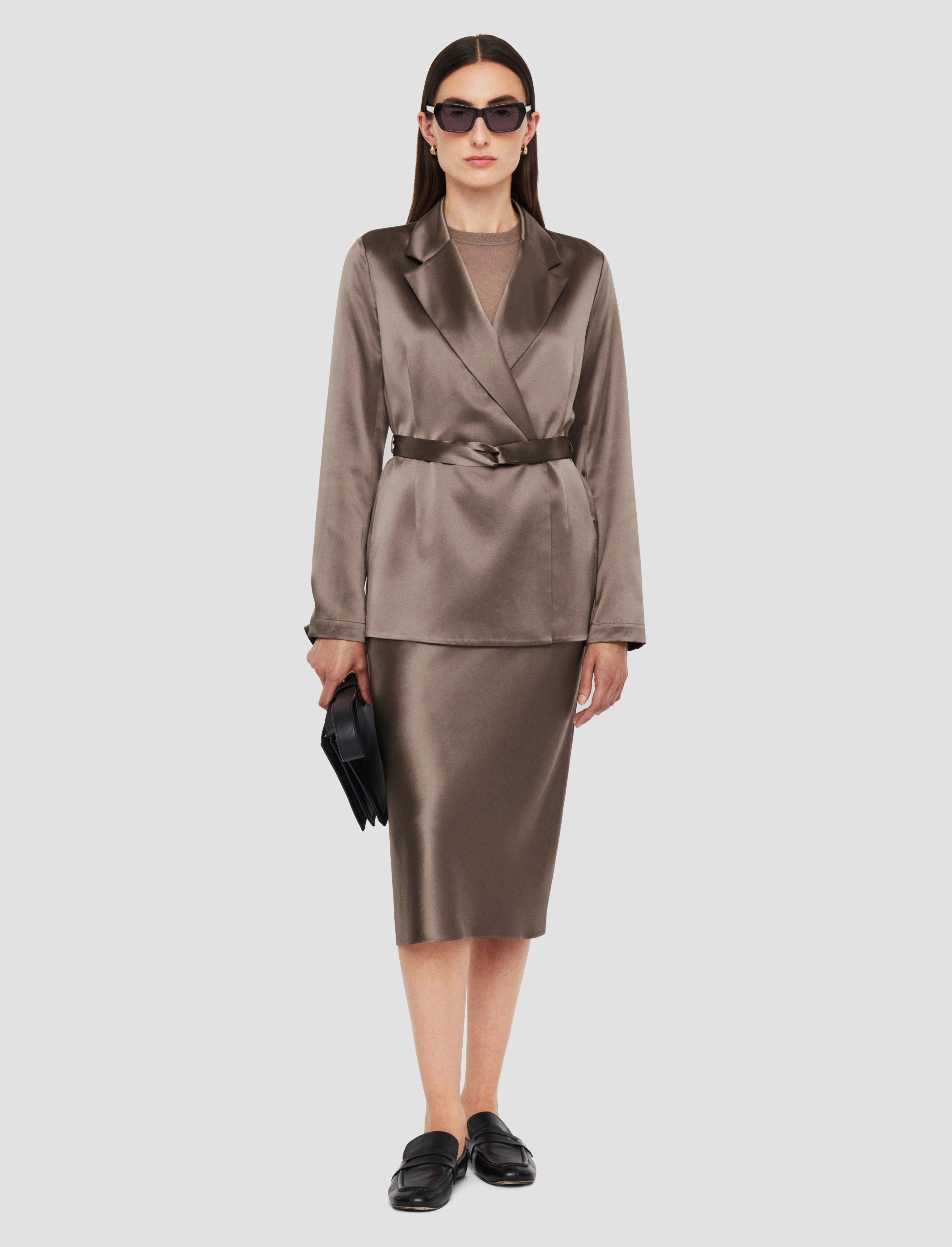 Joubert Silk Satin Jacket Stylish Design Wilderness