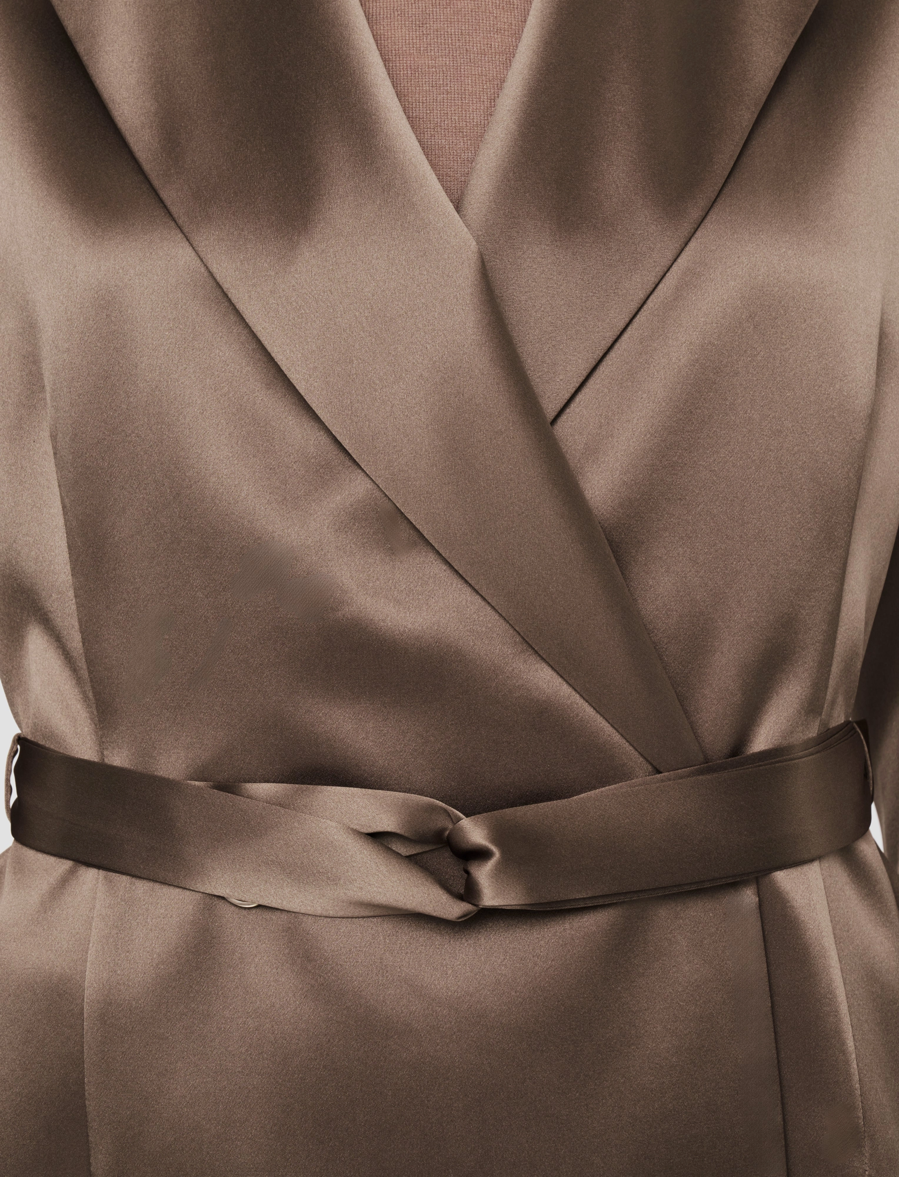 Joubert Silk Satin Jacket Permit outdoor barbecue