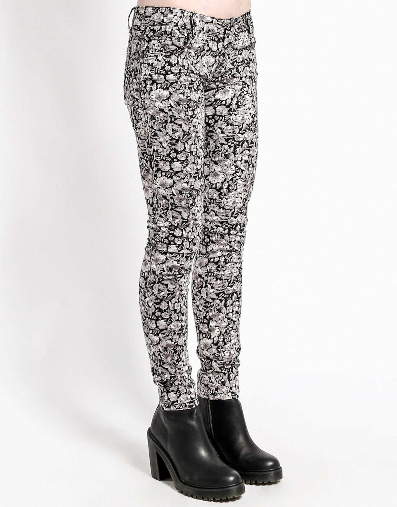 Jungle Jeans Flower Print Minimalist Adult Fashion Trend Setter Sunny Vibes