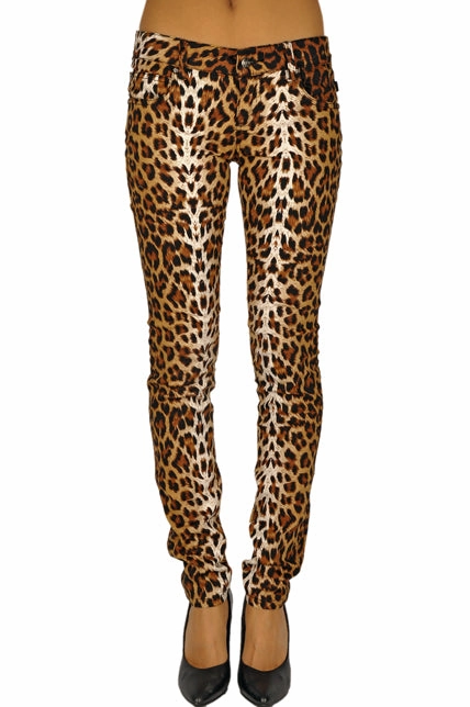 Jungle Jeans Leopard Print Elegant Adult Fashion Always Appropriate