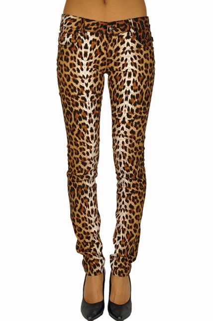Jungle Jeans Leopard Print Clean Cut