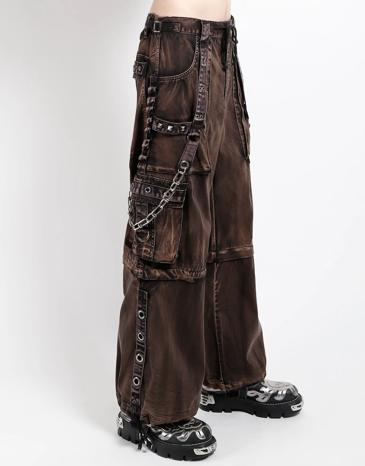 JUNGLELAND PANT BLACK STEAM WASH EcoFriendlyBlend