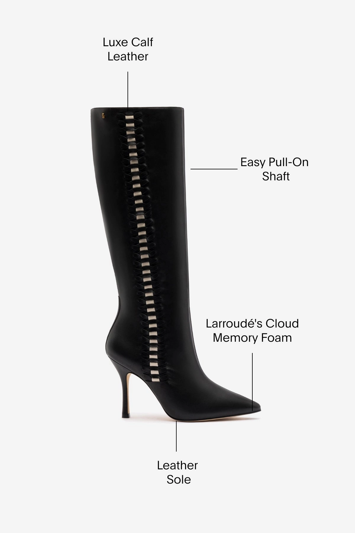 Kate Boot In Black Leather Outdoor Daily