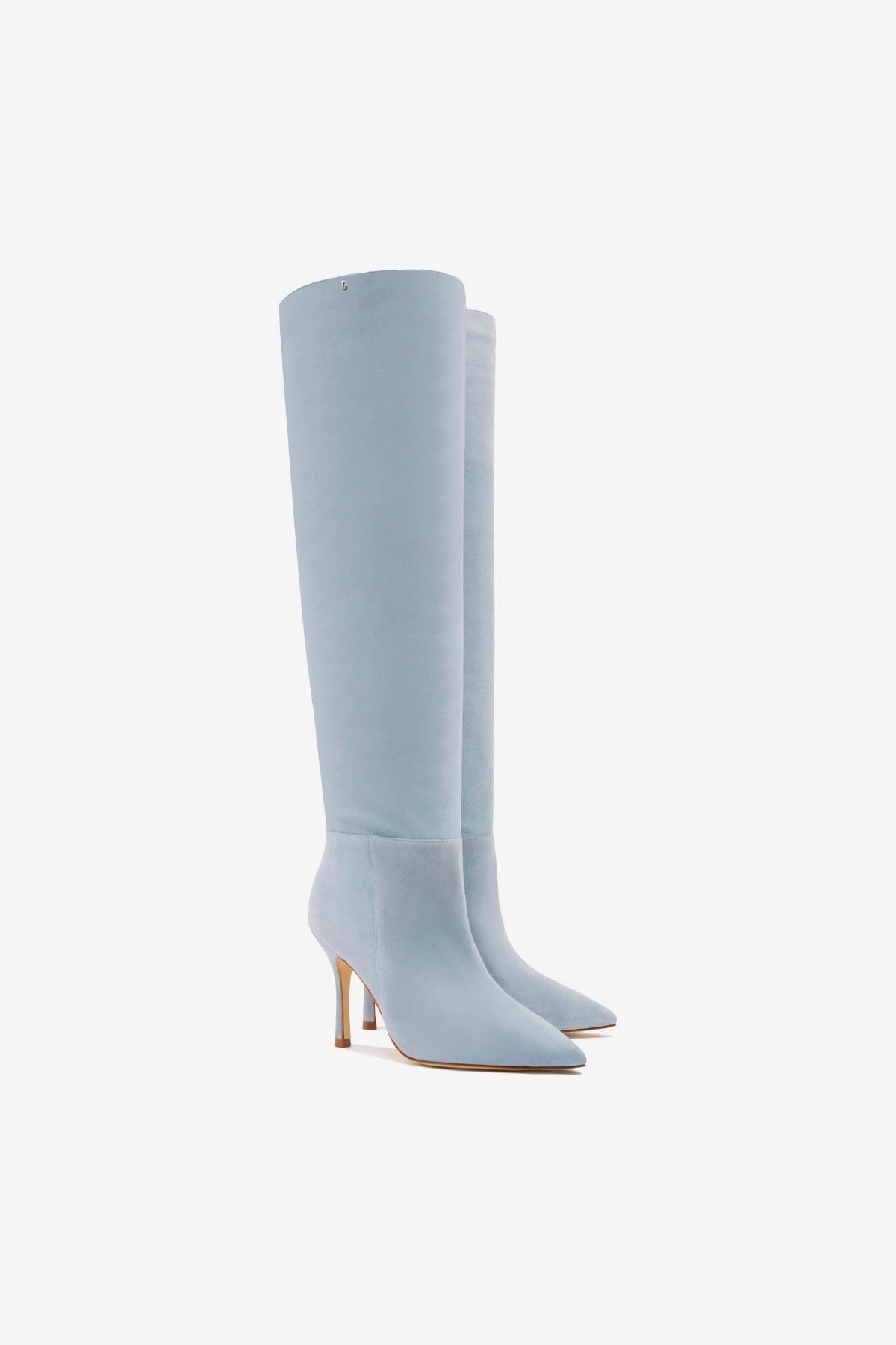 Outdoor Essential Kate Hi Boot In Light Blue Suede