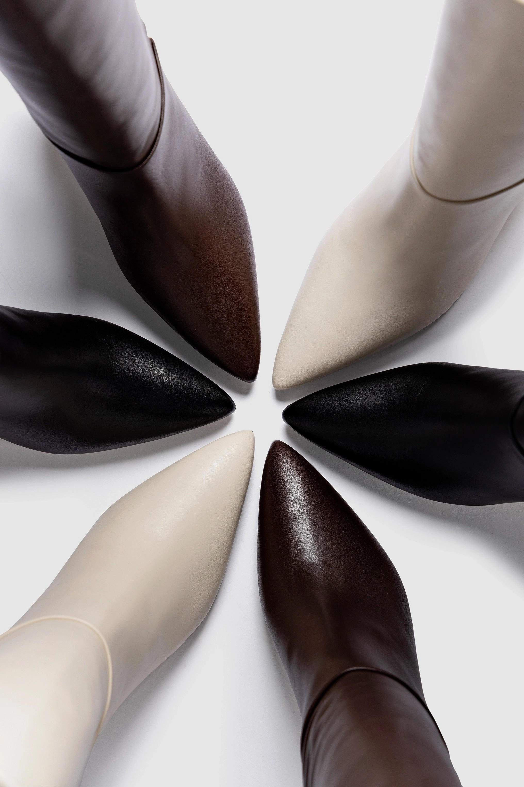 Kate Mid Boot In Brown Leather Weather Ready Breathable mesh