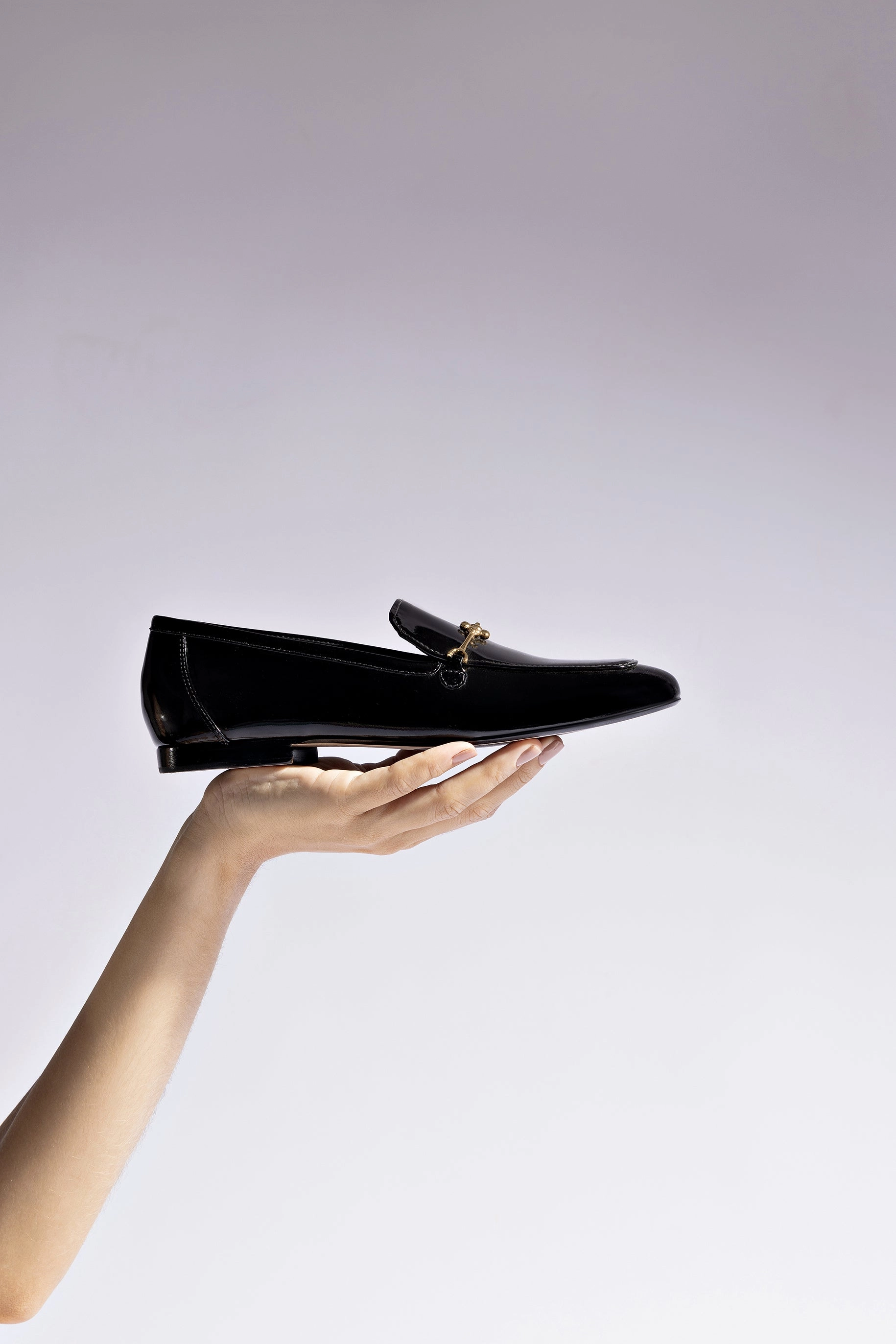 Katherine Loafer In Black Patent Leather Odor Resistant