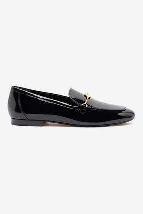 Katherine Loafer In Black Patent Leather Synthetic Upper Interview Attire
