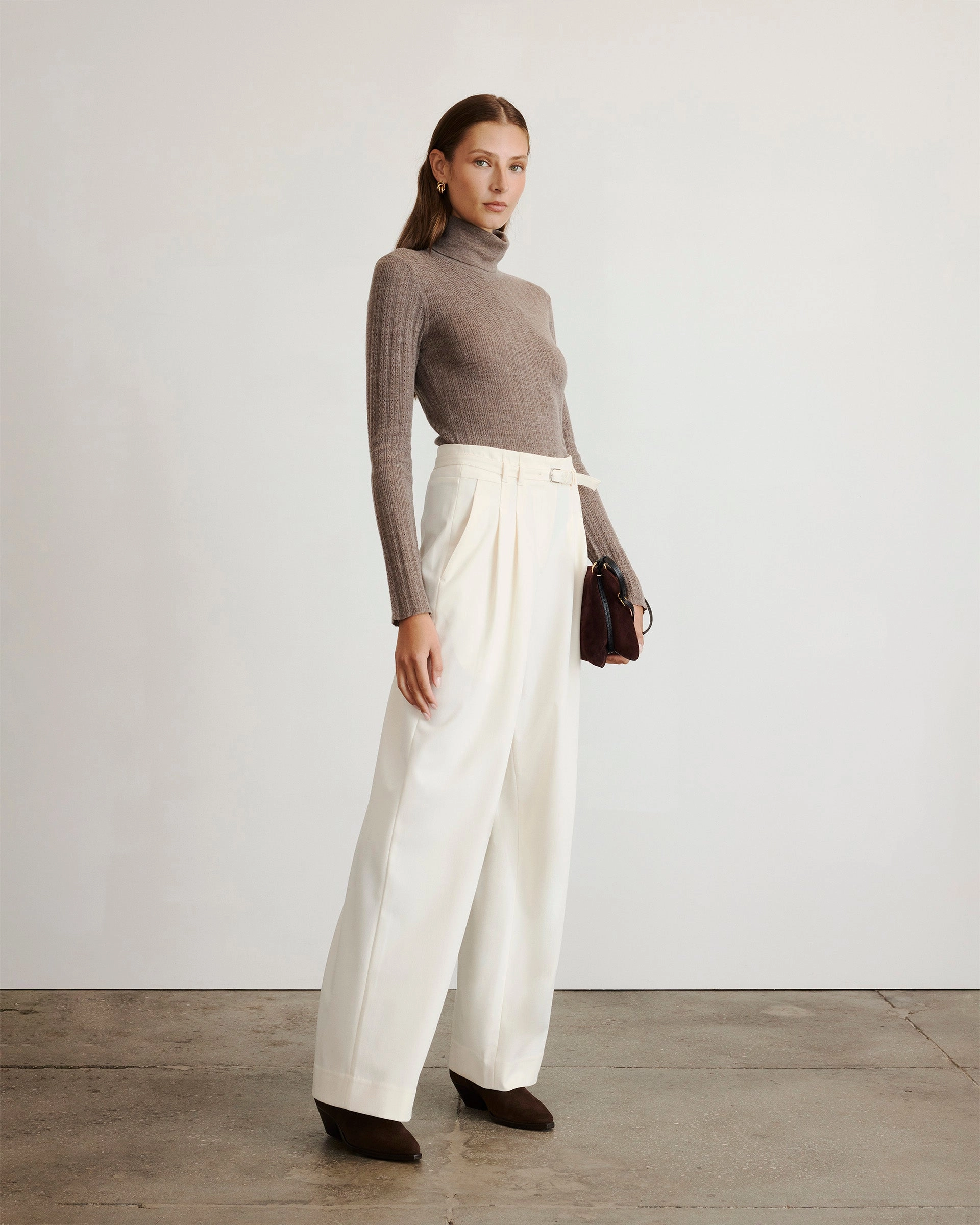 Kayden Turtleneck StretchWeave Fabric