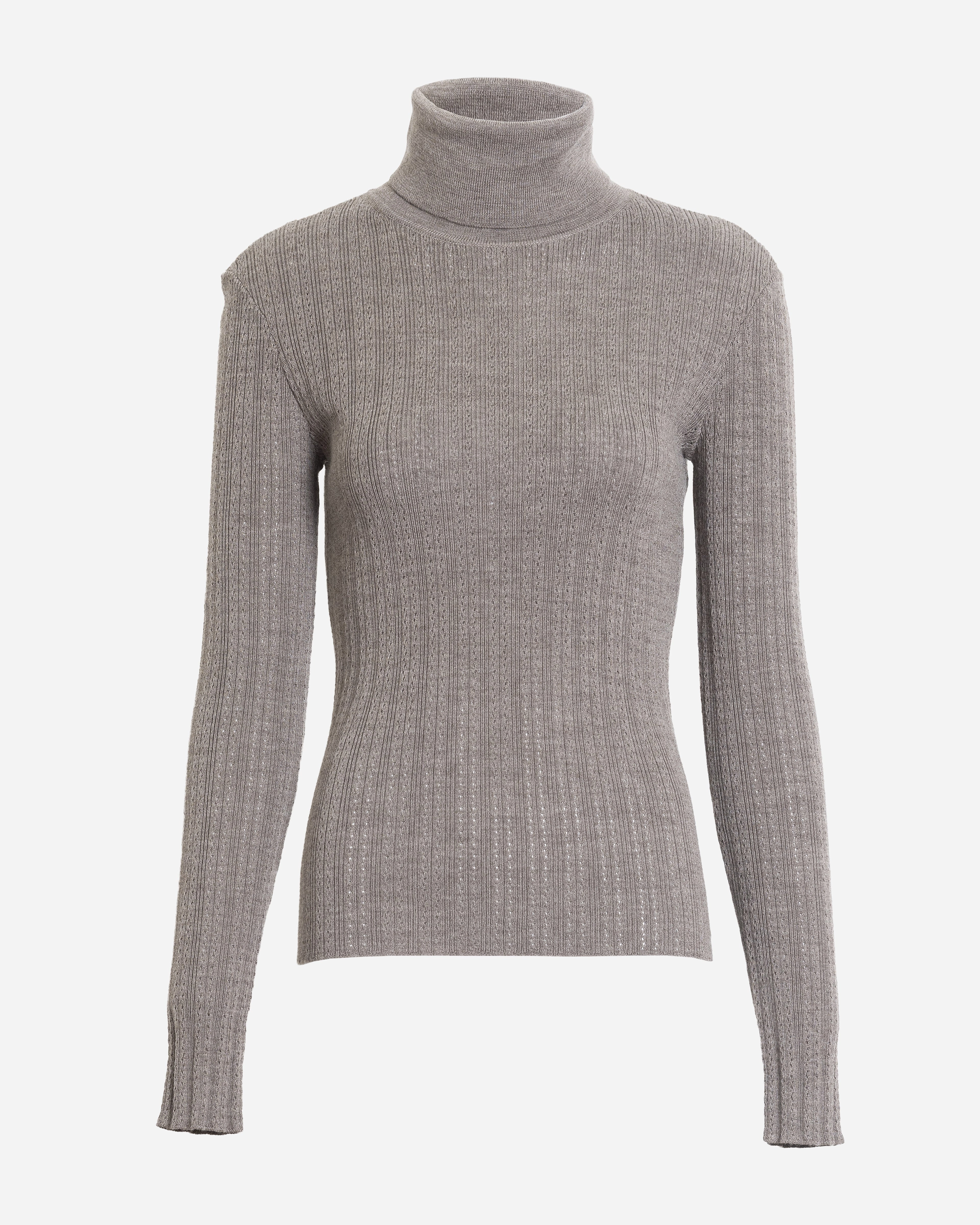 Kayden Turtleneck Layered Knit Design