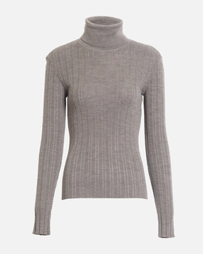 Kayden Turtleneck Layered Knit Design