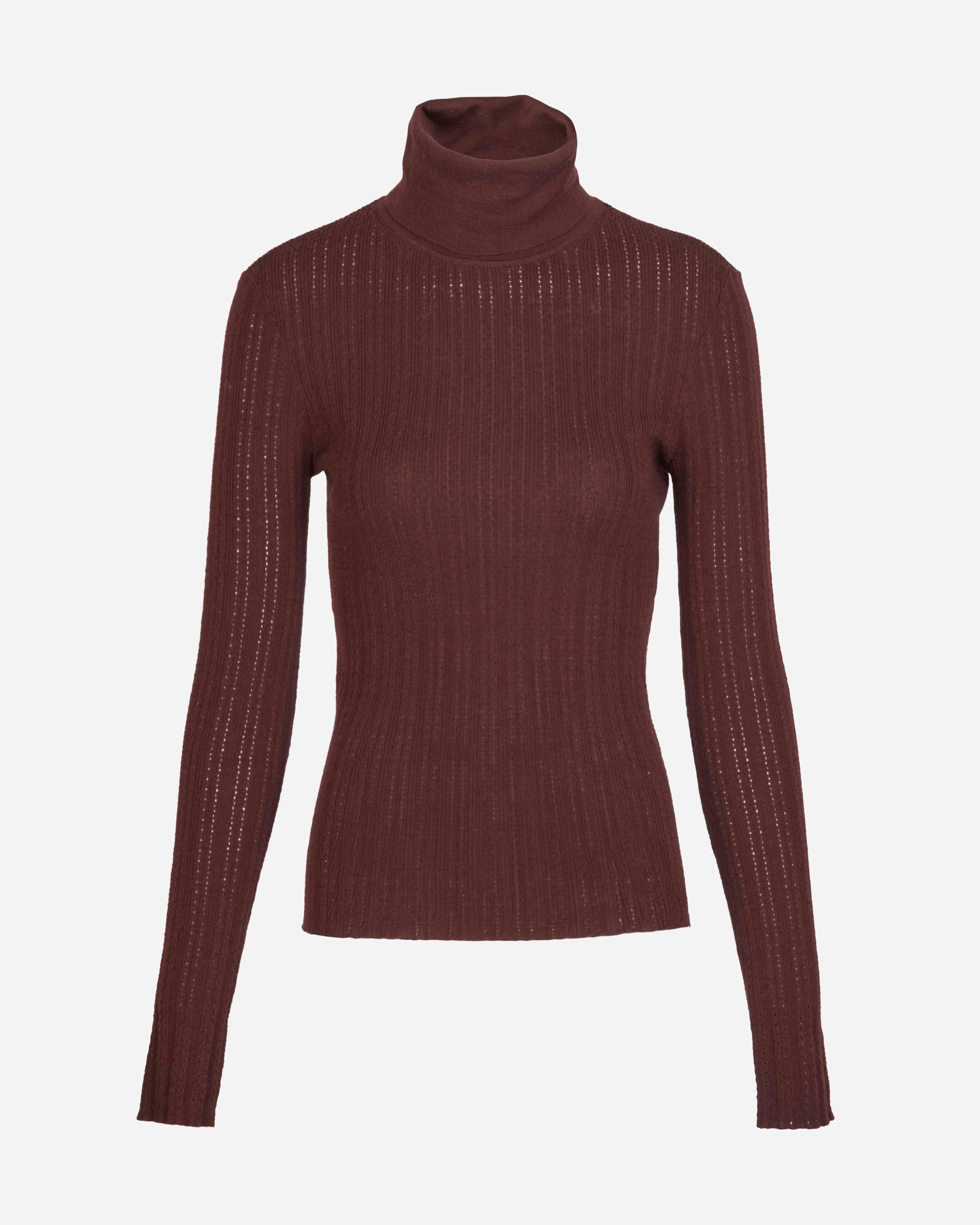 Flexible Waistband Kayden Turtleneck
