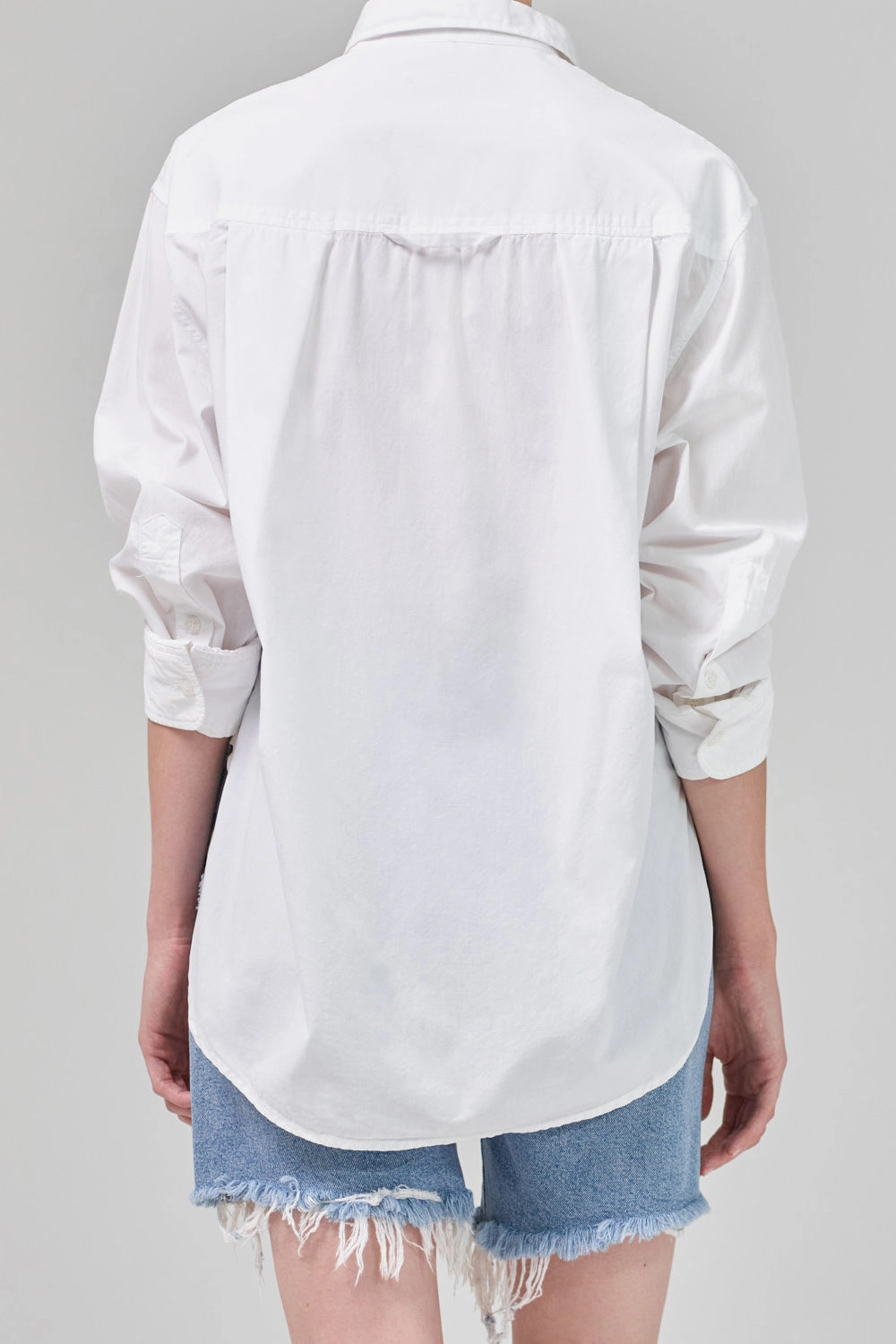 Kayla Shirt Double Needle Hemming Buttery Soft Handfeel