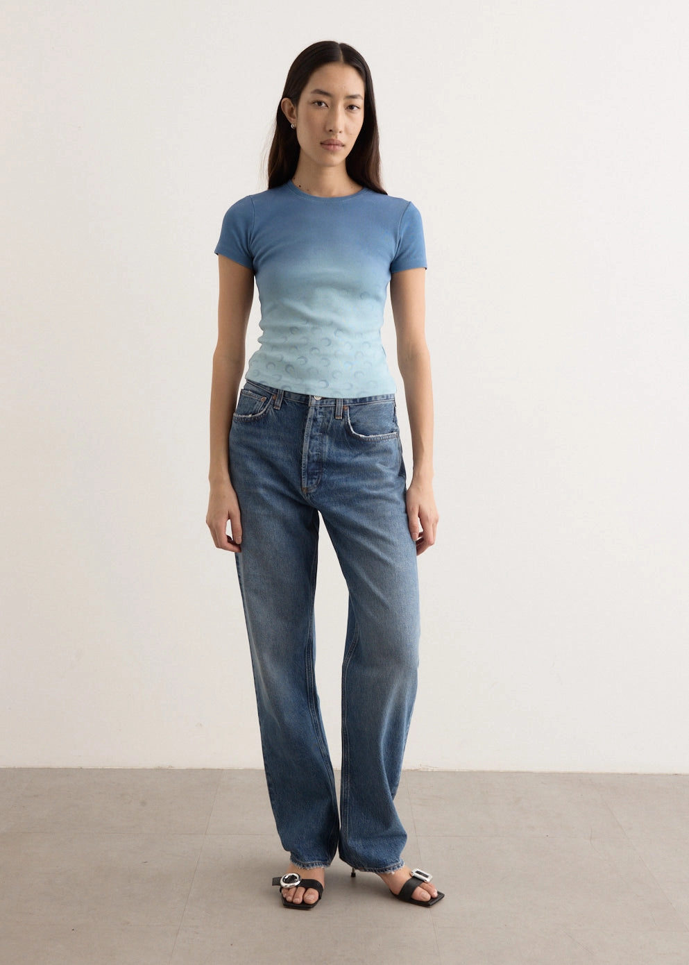 Earthy Rainy Day City Walk Kelly Jeans