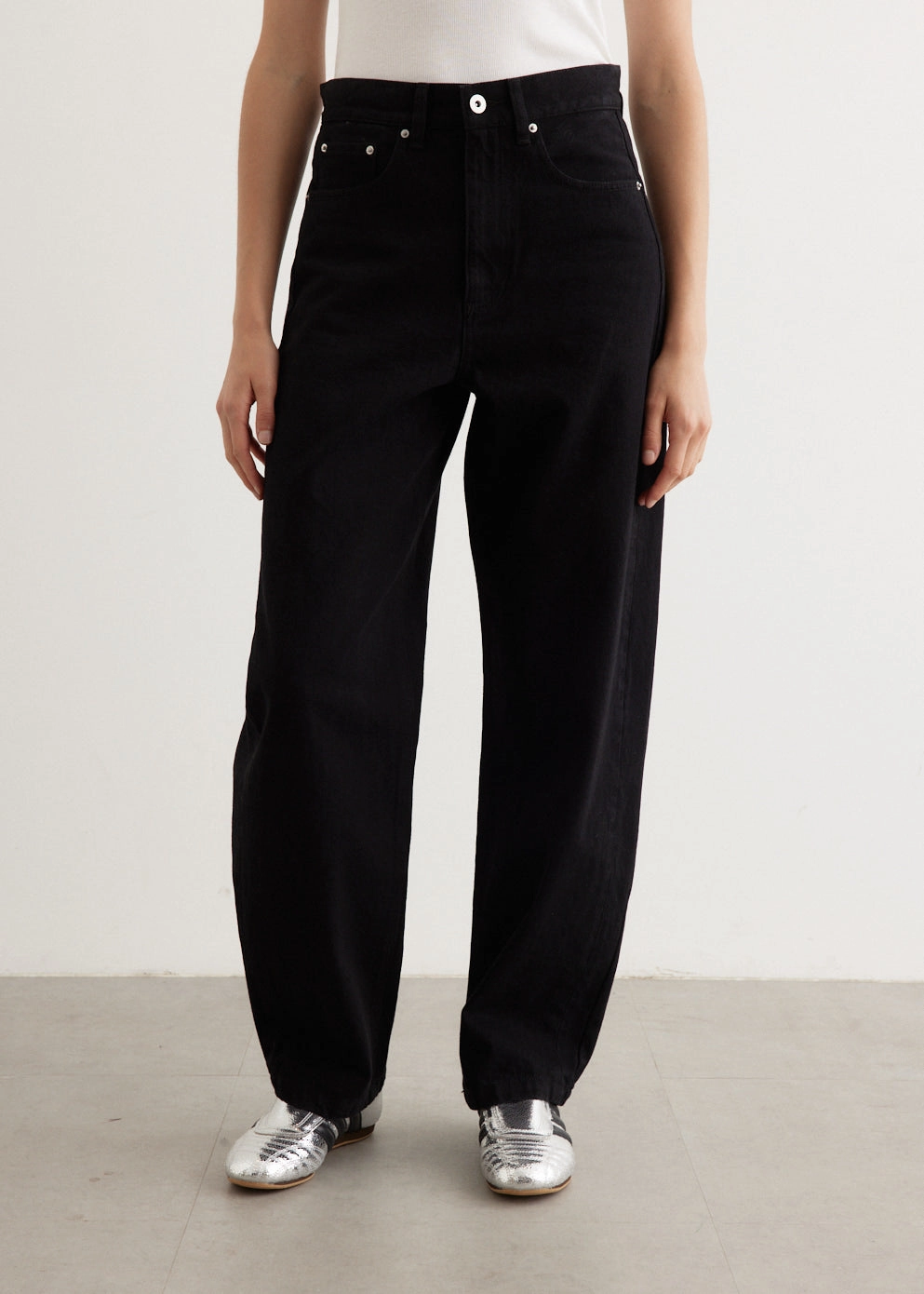 Classic Autumn Days Adult Fashion Kite Barrel Leg Jeans