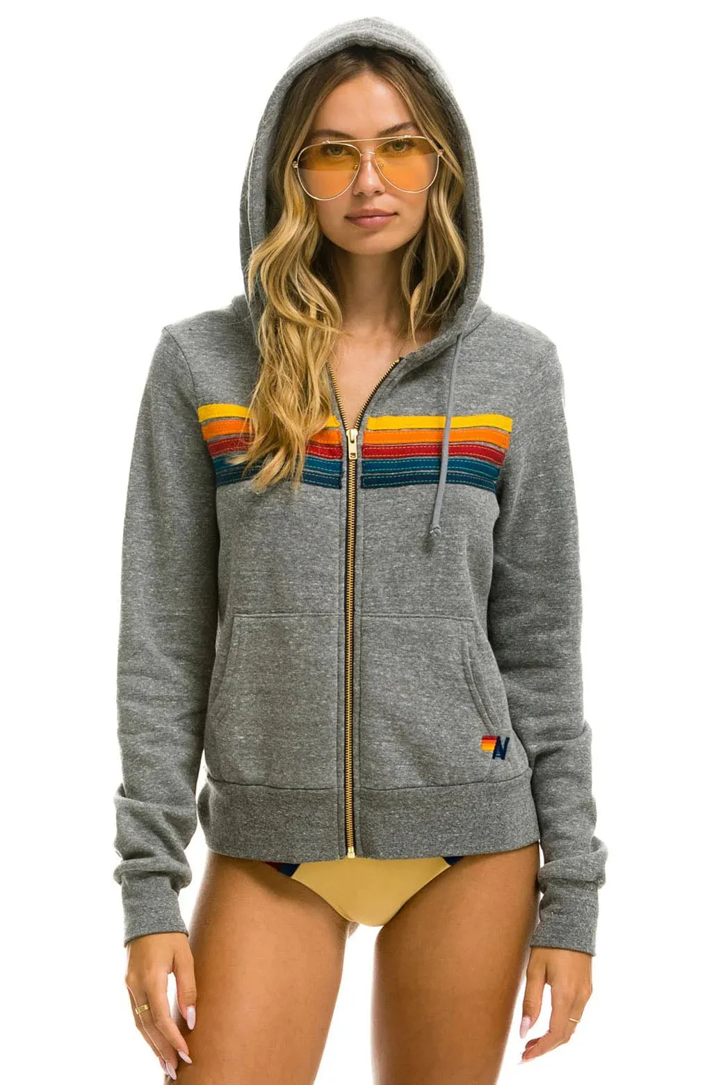 5 Stripe Hoodie Simple Cozy Stylish Wear