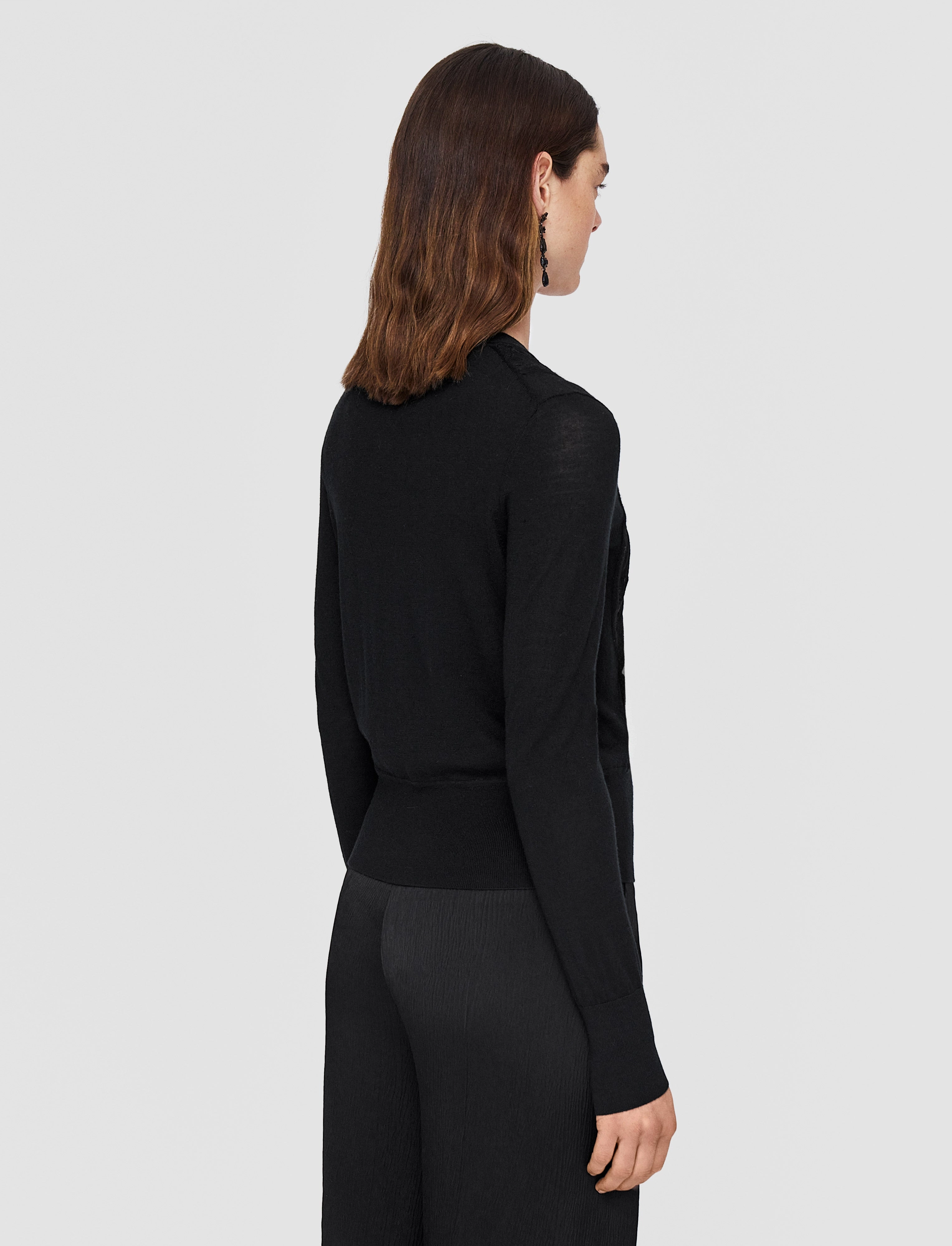 Lace Knit Cardigan City Style Street Ease