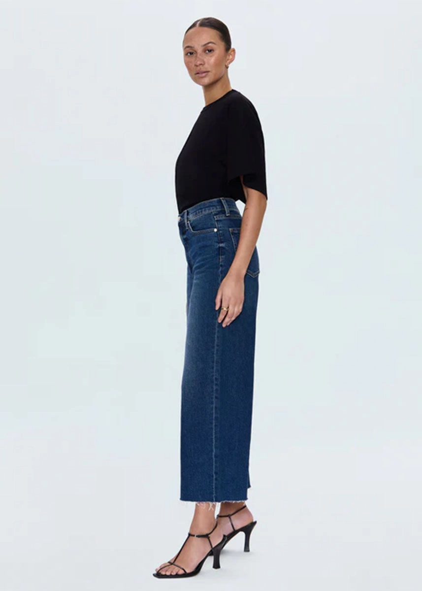 Lana Cropped High-Rise Ultra Wide Leg Jean - Broadway Chilly Weather Wear