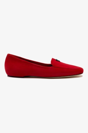 Larroud x CPPXO Loafer In Scarlet Leather Breathable Material Sole Guard