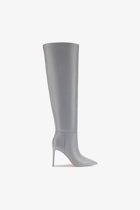 All Weather Rough Terrain Walk Easy Larroud x Jennifer Fisher Boot In Cement Grey Leather