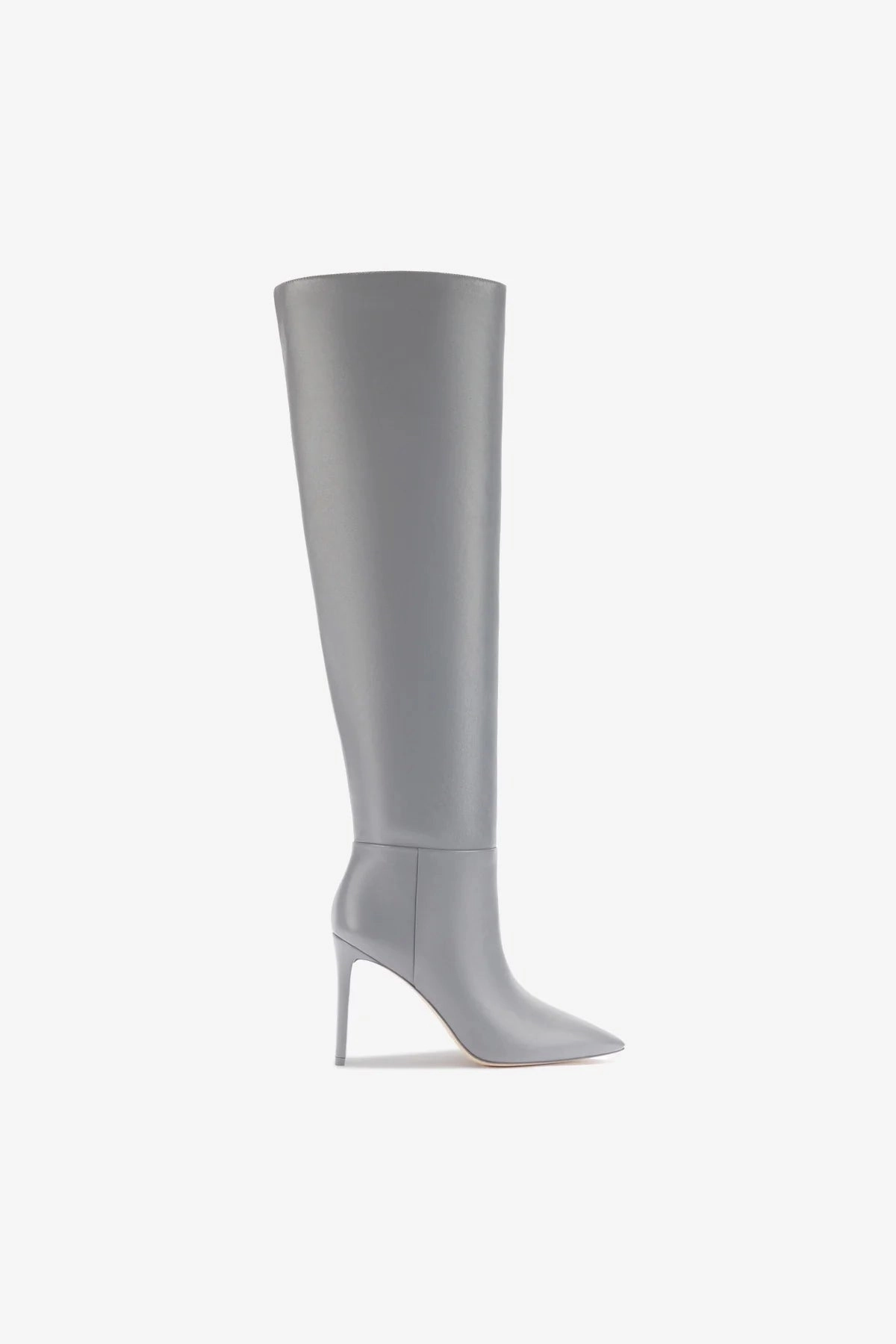 All Weather Rough Terrain Walk Easy Larroud x Jennifer Fisher Boot In Cement Grey Leather