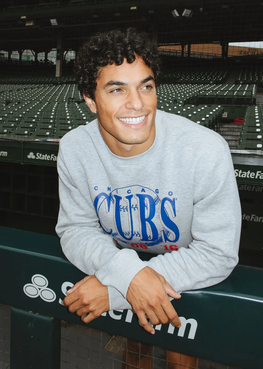 Cozy Texture Cubs Championship Sweatshirt