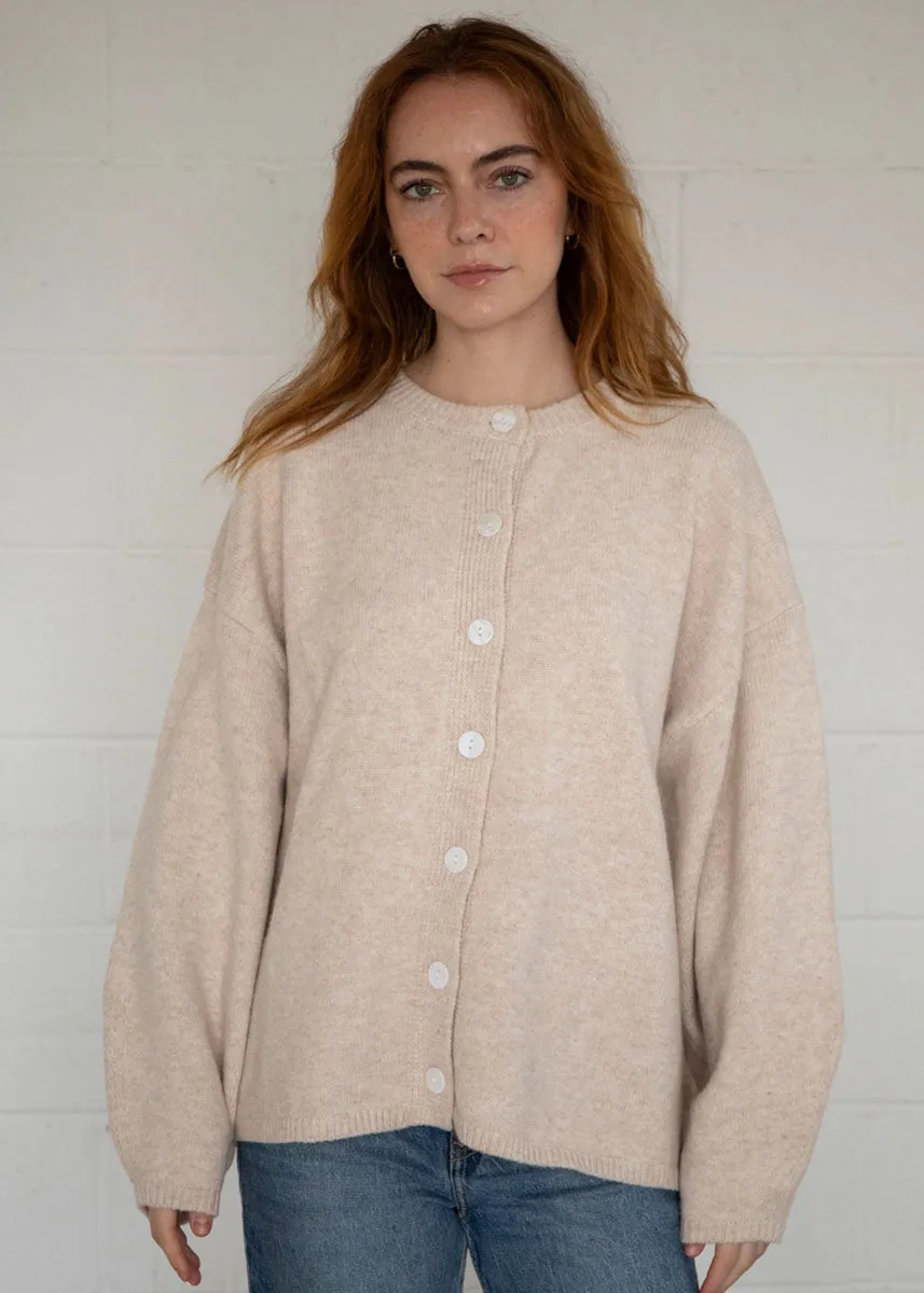 Classic Layer Functional Layers Juniper Cardigan - Oatmeal