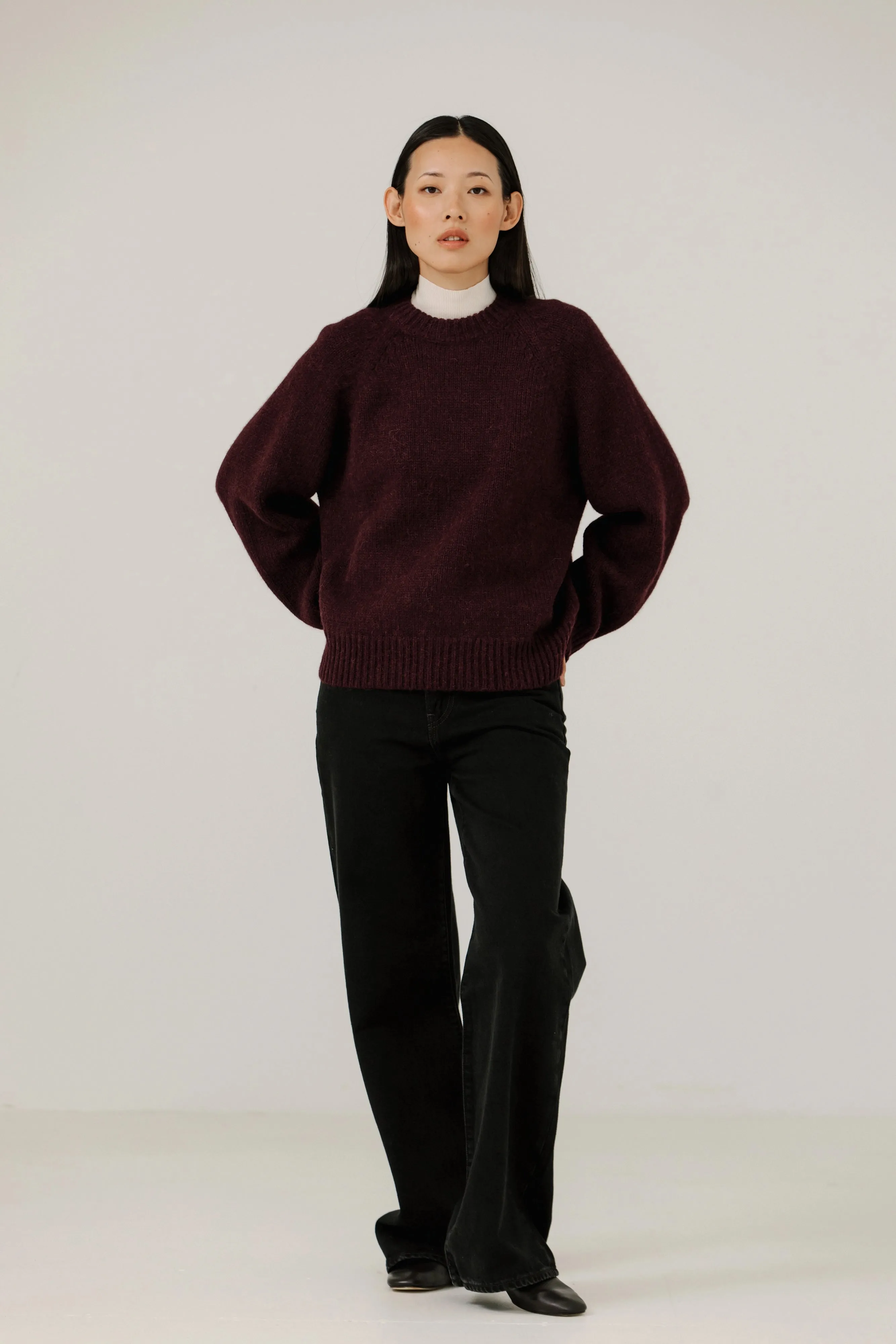 Soft Warm Layers Classic Oversized Crewneck