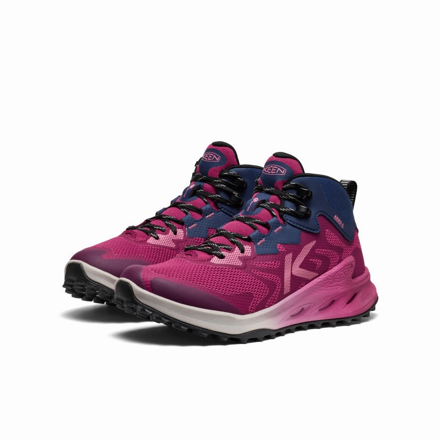 Women's Zionic NXT Waterproof Hiking Boot  |  Beaujolais/Pink Lemonade Minimal Design