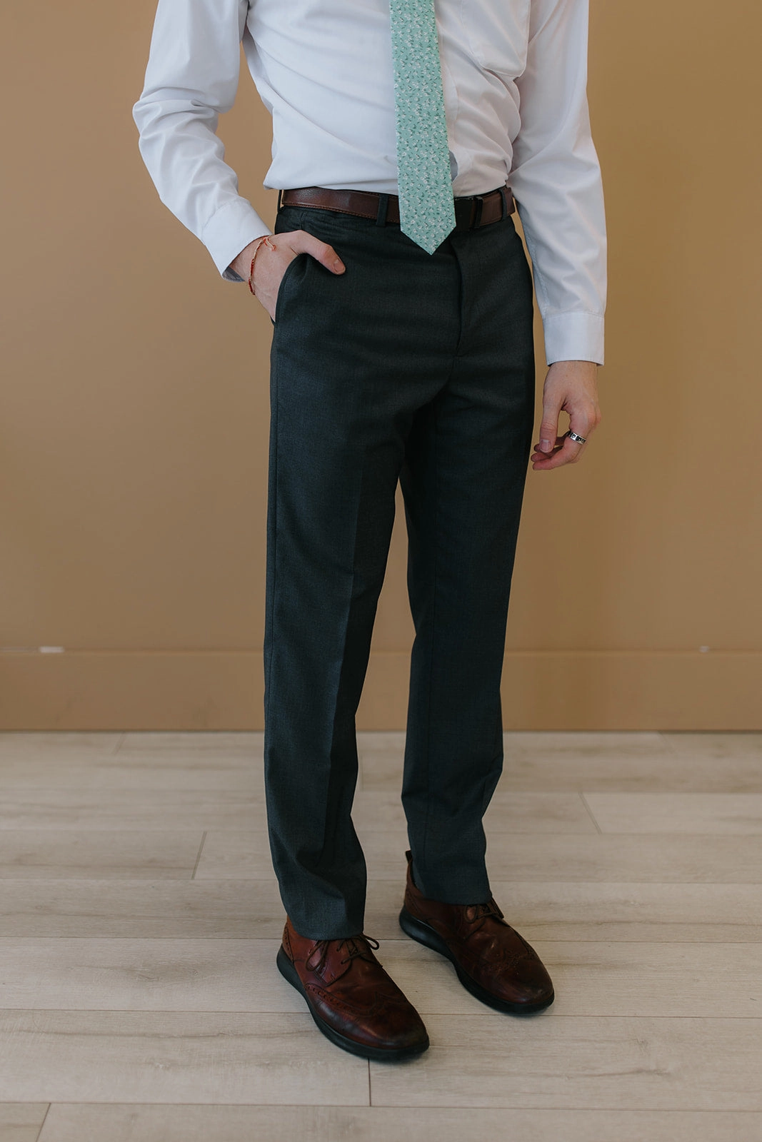 Legacy Suit Pant Charcoal Functional fashion wear