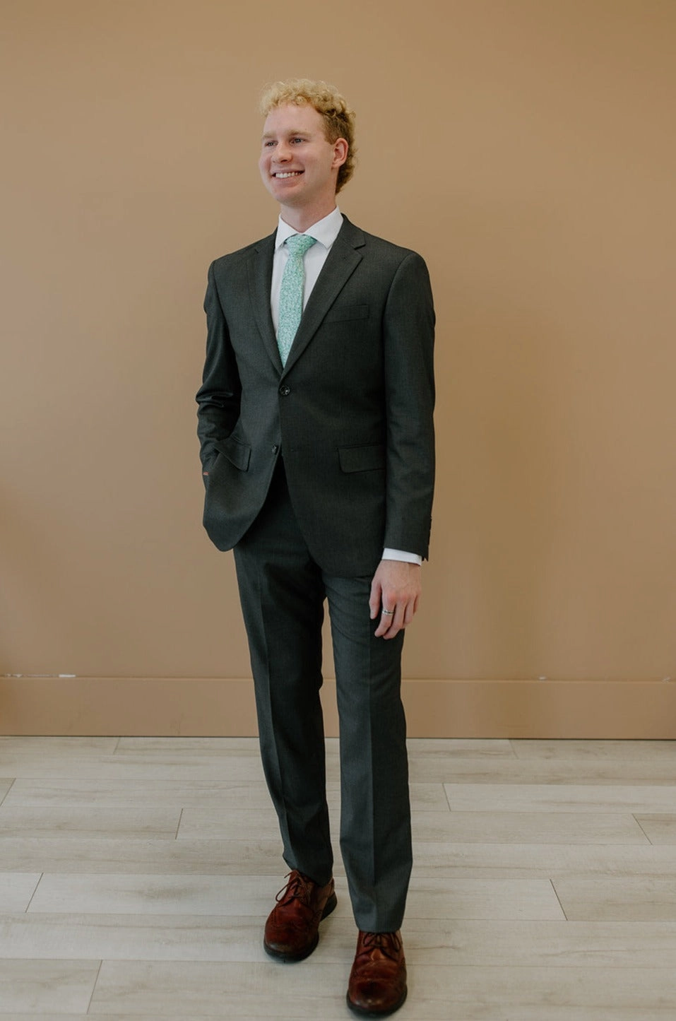 Comfort and style Legacy Suit Pant Charcoal