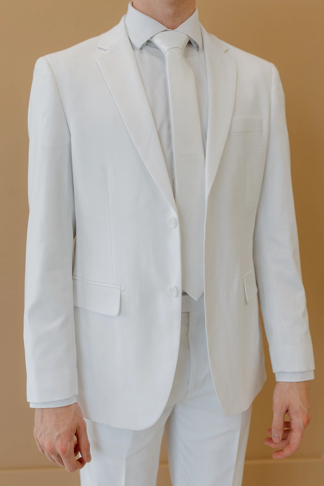 Legacy Suit White Comfort Layer Wear Chic Business Look