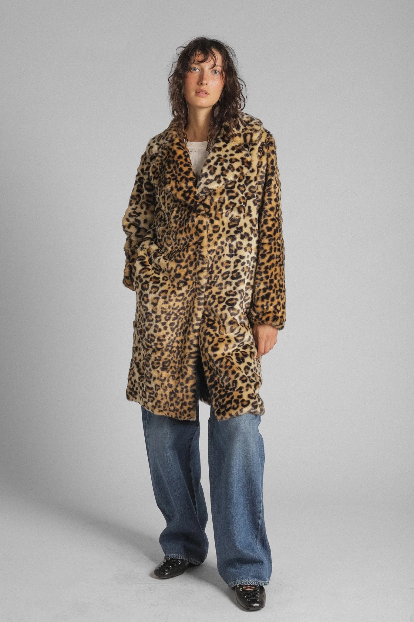 Walk Leo Long Fluffy Coat