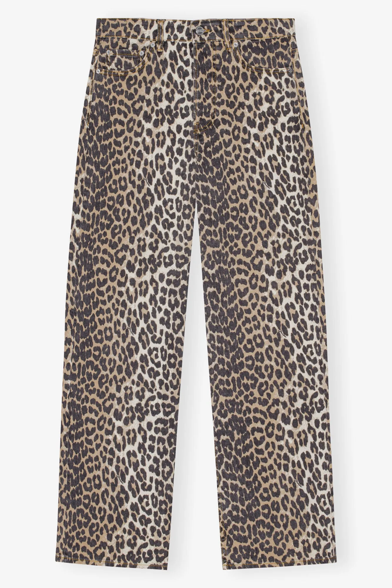 Leopard Printed Izey Jeans Classic Look Timeless Wear