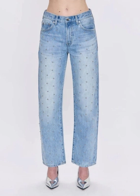 Lexi Mid Rise Bowed Straight - Aries Everyday Must-have ExtendedSizeRange