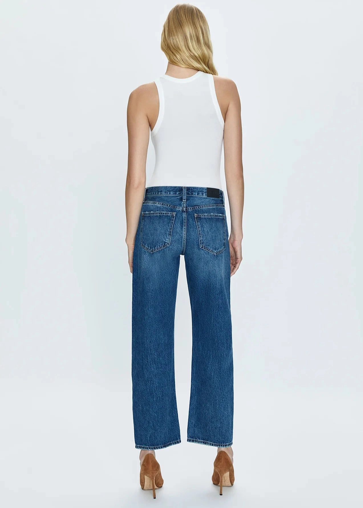 Lexi Mid Rise Bowed Straight - Artisan Comfy Motion