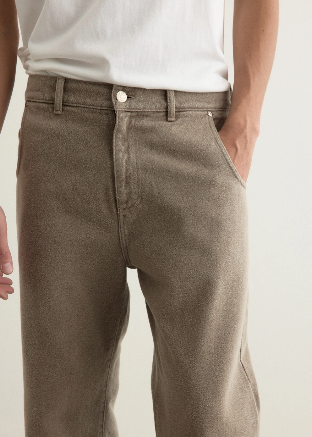 Straight Cut Jeans Light Fabric