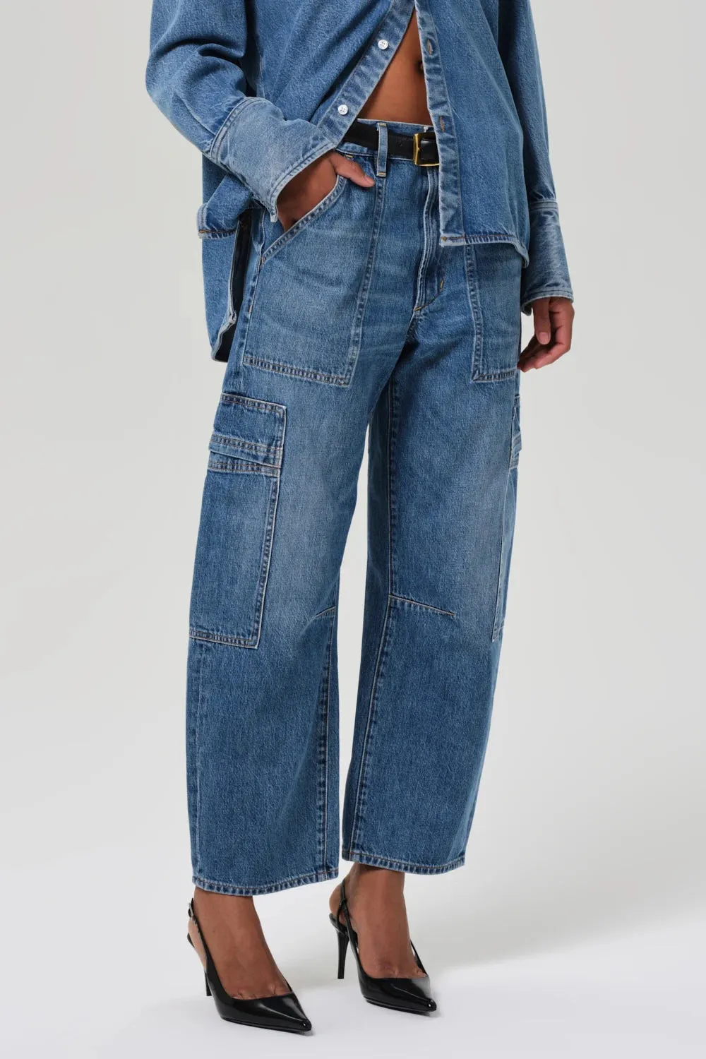 Marcelle Low Slung Easy Cargo Work Comfort Zip-off legs