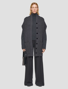 Modern Warmth AntiStatic Lining Light Cardigan Stitch Button Scarf