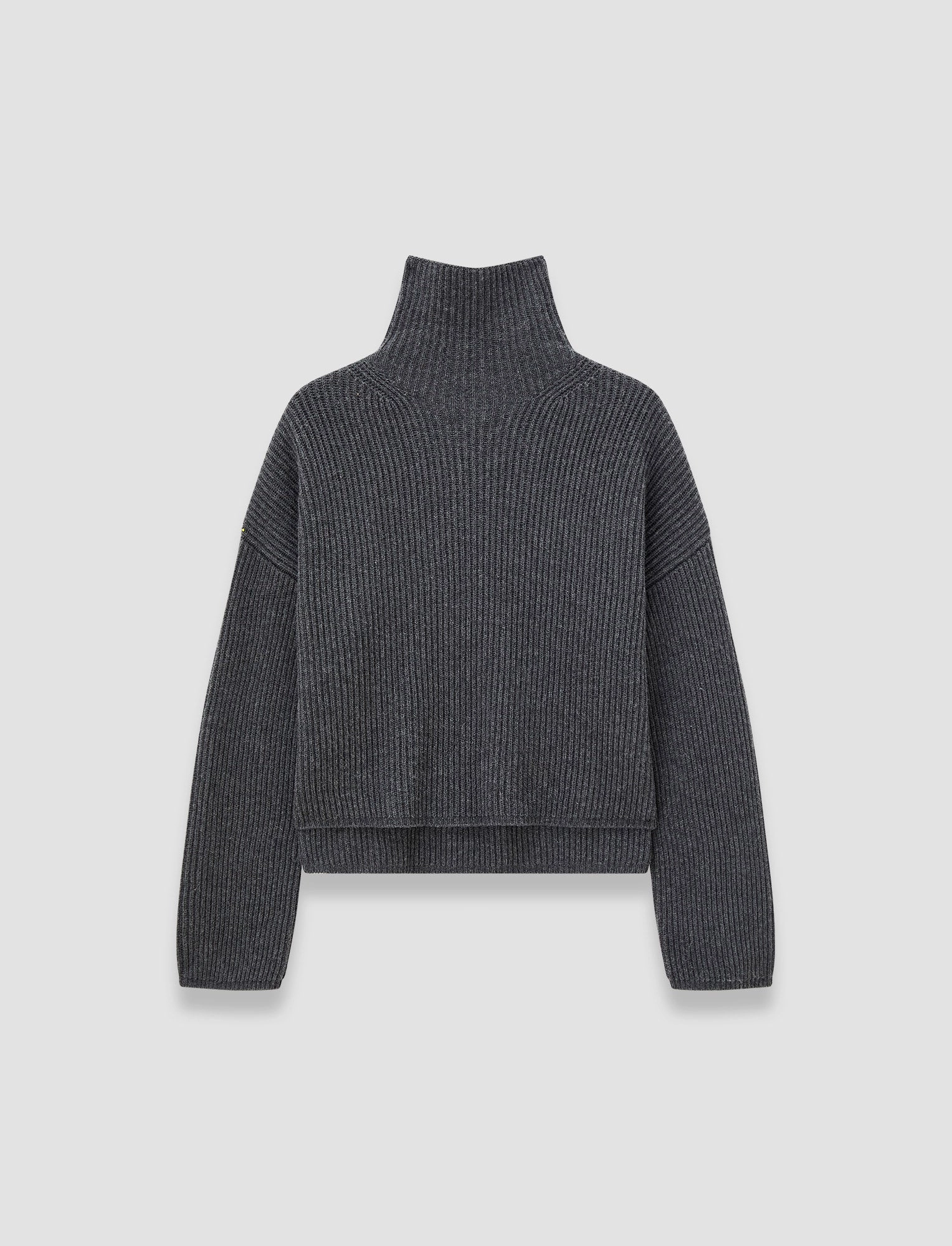 Light Cardigan Stitch High Neck Jumper Calm Outfit ShapeRetention Fabric