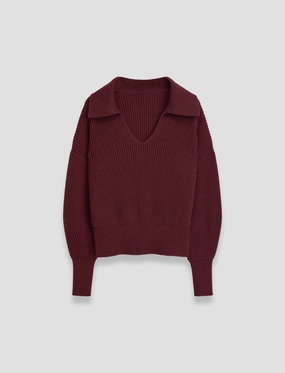 Light Cardigan Stitch Open Neck Jumper Urban Casual